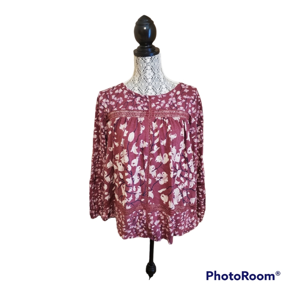 Lucky brand pull over tunic size 1X